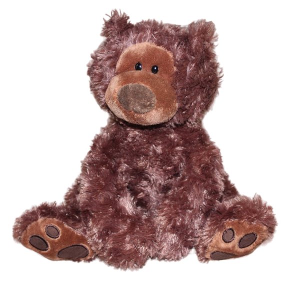 Gund Other - Gund Philbin Brown Plush Teddy Bear Sitting Stuffed Animal Toy Swirl 10"